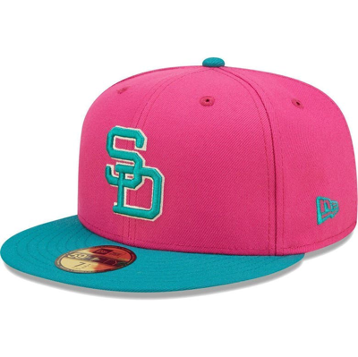 New Era Pink/green San Diego Padres Cooperstown Collection 1984 World ...