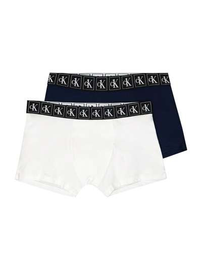 Calvin Klein Kids Boxer Shorts For Boys In Blu Marino | ModeSens