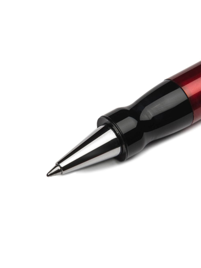 Shop Pineider Full Metal Jacket Roller Pen In Red