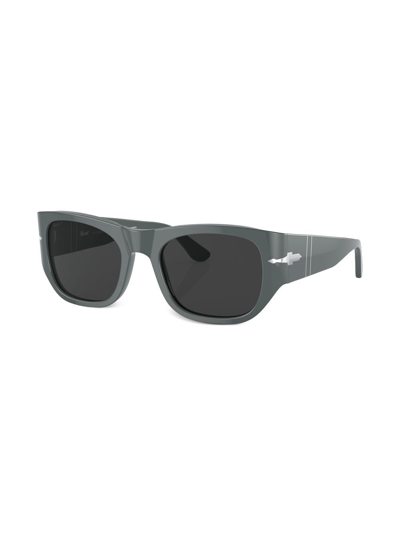 Persol Sonnenbrille Mit Eckigem Gestell In Grey