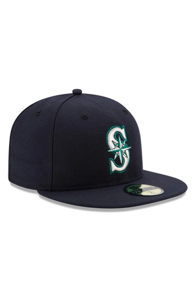 Seattle Mariners New Era Authentic Collection On Field 59FIFTY Fitted Hat -  Navy