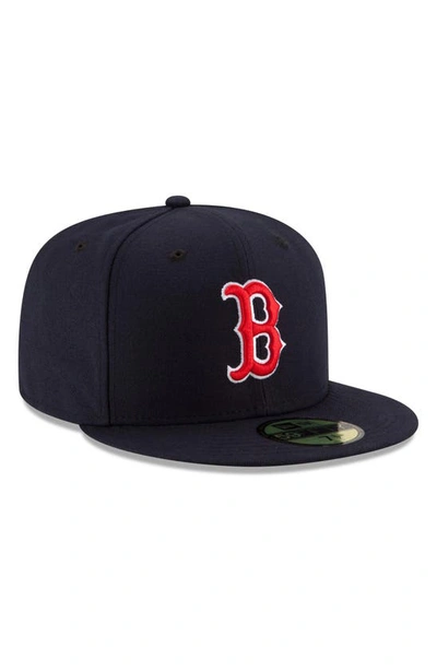 Shop New Era Navy Boston Red Sox Game Authentic Collection On-field 59fifty Fitted Hat
