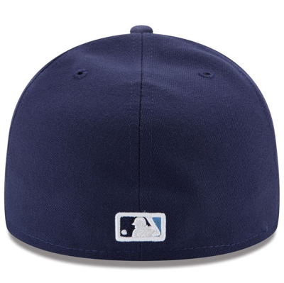 Shop New Era Navy Tampa Bay Rays Game Authentic Collection On-field 59fifty Fitted Hat