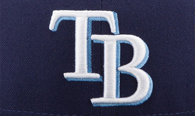 Shop New Era Navy Tampa Bay Rays Game Authentic Collection On-field 59fifty Fitted Hat