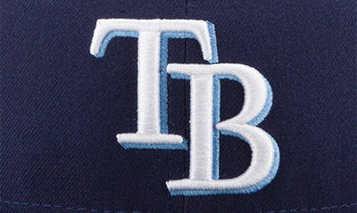 New Era Tampa Bay Rays Authentic Collection On-field Low Profile 59fifty Fitted Cap In Navy