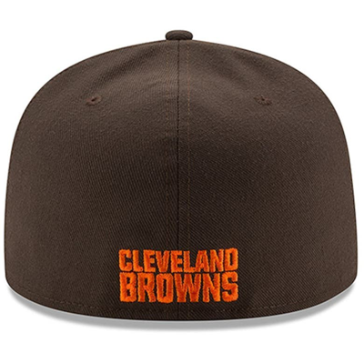 Shop New Era Nwe Browns Brown Helmet Nfl Omaha 59fifty Hatmenfit