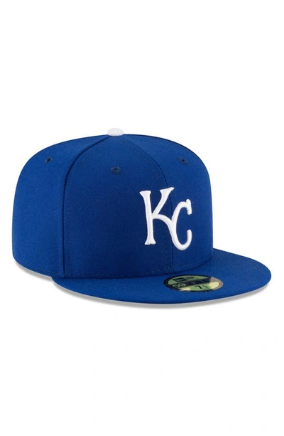 Shop New Era Royal Kansas City Royals Game Authentic Collection On-field 59fifty Fitted Hat