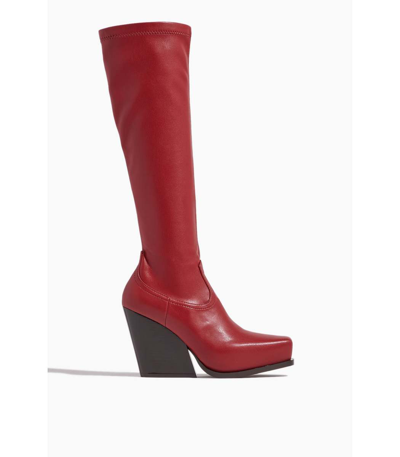 Stella Mccartney Cowboy Knee High Boot In Love Red | ModeSens