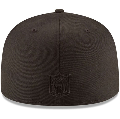 Shop New Era New Orleans Saints Black On Black 59fifty Fitted Hat