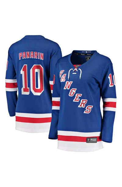 Men's Fanatics Branded Artemi Panarin Blue New York Rangers Home Premier Breakaway Player Jersey Size: Small