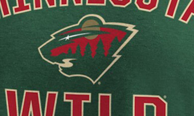 Shop Fanatics Branded Green Minnesota Wild Team Victory Arch T-shirt