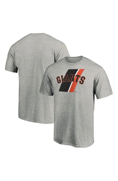 Shop Fanatics Branded Heathered Gray San Francisco Giants Prep Squad T-shirt In Heather Gray