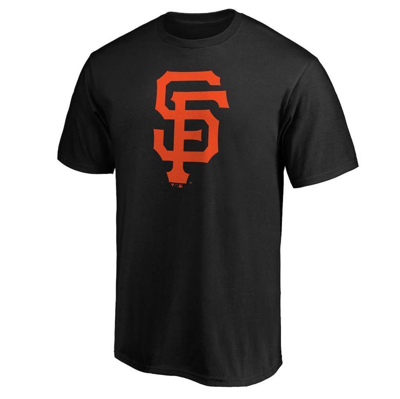 Shop Fanatics Branded Black San Francisco Giants Official Logo T-shirt