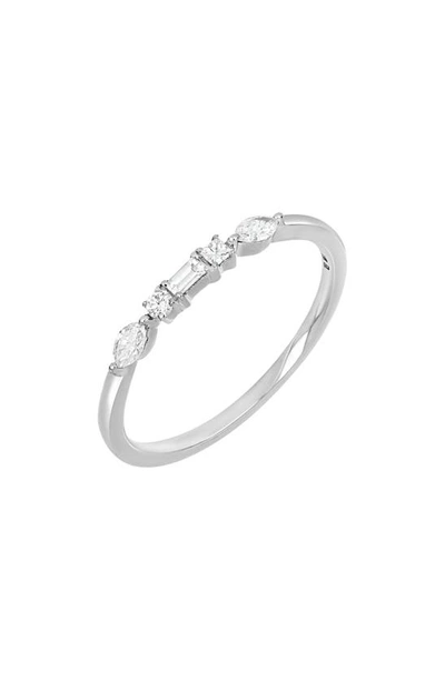 Shop Bony Levy Maya Diamond Cluster Ring In 18k White Gold