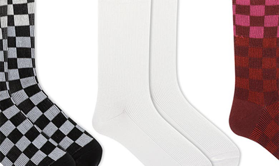 K. Bell Socks 3-pack Assorted Boot Crew Socks In Bast