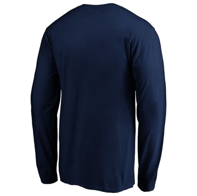 Shop Fanatics Branded College Navy Seattle Seahawks Big & Tall Primary Team Logo Long Sleeve T-shirt