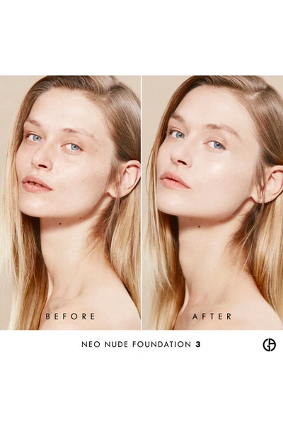 Shop Giorgio Armani Neo Nude True-to-skin Natural Glow Foundation In 03 - Fair/neutral Undertone