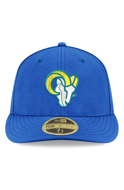 Shop New Era Royal Los Angeles Rams Omaha Low Profile 59fifty Fitted Team Hat
