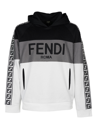 Shop Fendi Logo Sweatshirt Clothing In Black