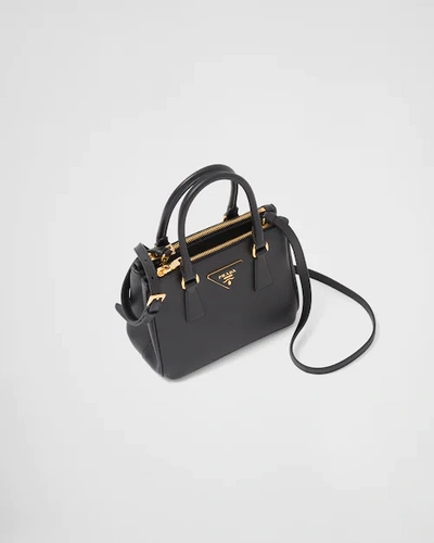 PRADA Prada Small Galleria Tote Bag Black - Stylemyle