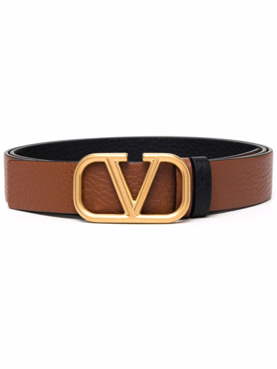 Shop Valentino Garavani Belt Accessories In Brown