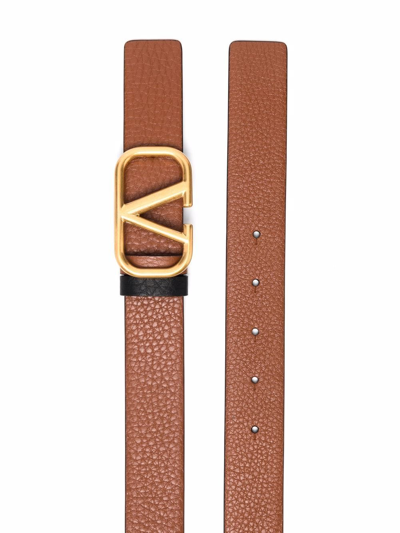 Shop Valentino Garavani Belt Accessories In Brown