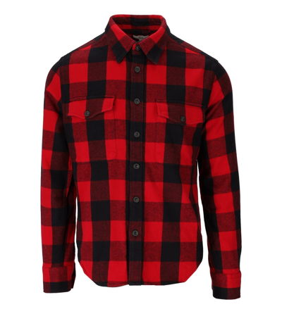 Shop Woolrich Oxbow Buffalo Red Black Shirt