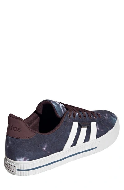 Shop Adidas Originals Daily 3.0 Sneaker In Shadow Maroon / White / Blue