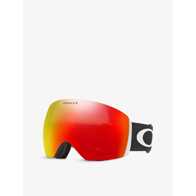 Shop Oakley Womens Black Oo7050-33 Flight Deck Ski Goggles