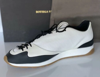 Pre-owned Bottega Veneta $790  Men's Scar Tex White Sneakers 8 Us (41 Euro) 609891