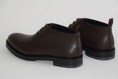 Pre-owned Hugo Boss Desert Boots, Mod. Defend_desb_gr, Size 42 / Us 9, Dark Brown