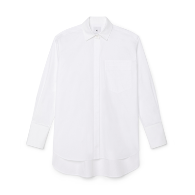 Shop G. Label Fabian Button-up Shirt In White