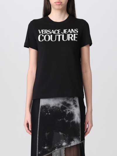 Shop Versace Jeans Couture T-shirt  Woman In White 2