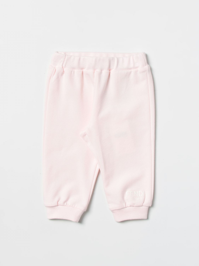 Shop Fendi Trousers  Kids Kids In Pink