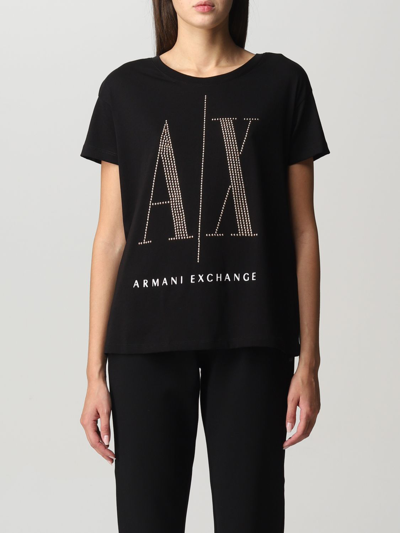 Shop Armani Exchange T-shirt  Woman In Black