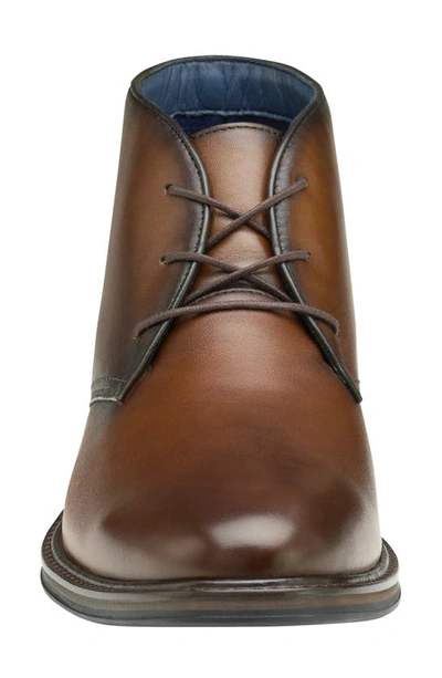 Shop Johnston & Murphy Raleigh Xc Flex Chukka Boot In Tan Full Grain