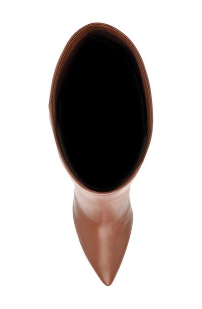 Nine West Richy Pointed Toe Knee High Boot In Medium Brown 211