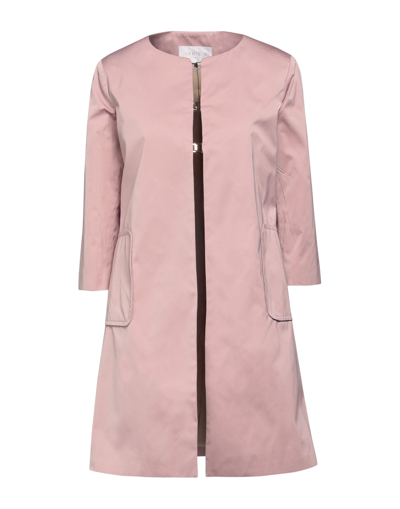 Shop Annie P . Woman Overcoat & Trench Coat Light Pink Size 4 Polyester