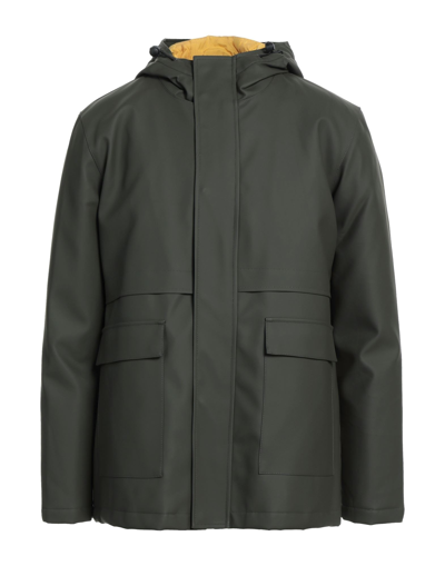 Shop Angelo Nardelli Man Jacket Military Green Size 44 Cotton