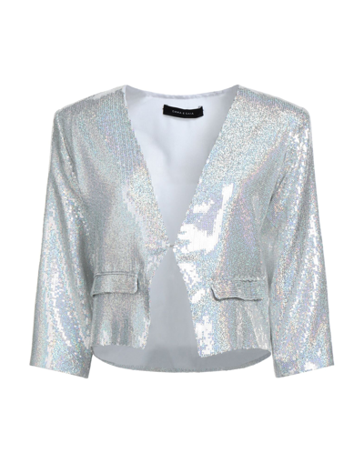 Shop Emma & Gaia Woman Blazer Light Grey Size 6 Polyester