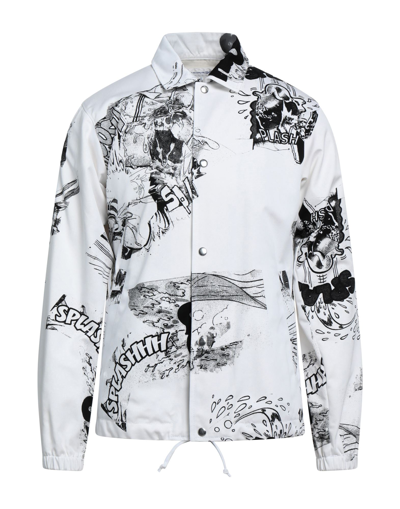 Shop Comme Des Garçons Shirt Man Jacket White Size L Cotton