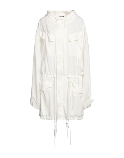 Maison Margiela Overcoats In White