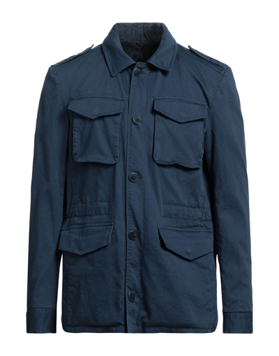 Shop Abseits Man Jacket Midnight Blue Size 42 Cotton, Elastane