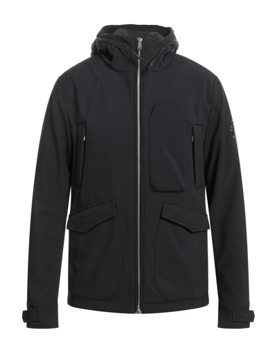 Scervino Man Jacket Black Size Xxl Polyester, Elastane In Black