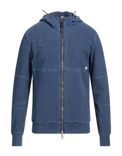 Shop Pmds Premium Mood Denim Superior Man Jacket Midnight Blue Size Xl Polyamide, Elastane