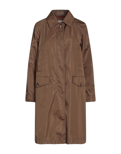 Shop Lost In Me Lost [in] Me Woman Overcoat & Trench Coat Brown Size 4 Polyamide