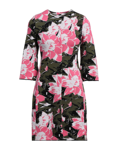 Shop Charlott Woman Overcoat & Trench Coat Fuchsia Size M Cotton In Pink