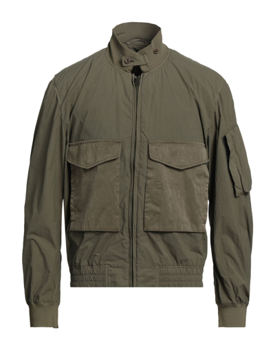 Shop Ten C Man Jacket Military Green Size 40 Polyamide, Polyester