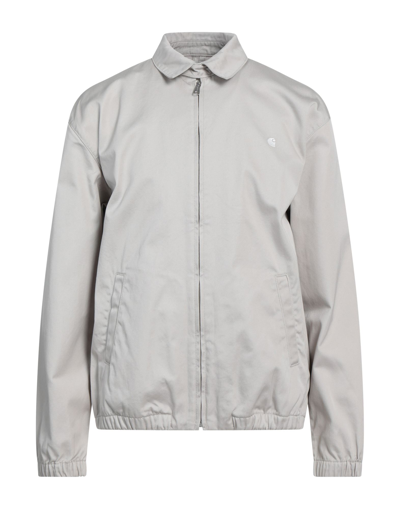 Shop Carhartt Jackets In Grey