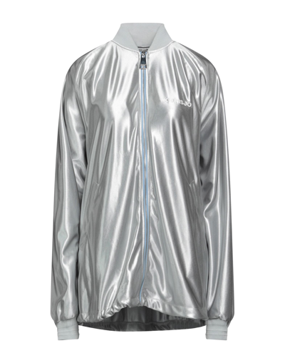 Shop Khrisjoy Woman Jacket Light Grey Size 00 Polyester